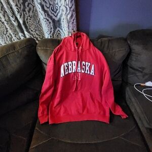 Red Nebraska Hoodie